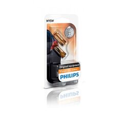 Лампа накаливания Philips WY5W, 2шт/блистер 12396NAB2