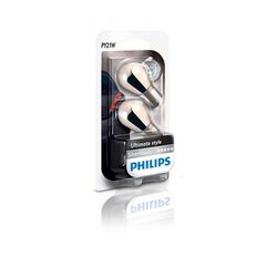 Philips SilverVision PY21W 12496SVB2 лампа накаливания блистер комплект 2 шт 