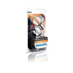 Philips P21W 12498B2 лампа накаливания блистер комплект 2 шт 