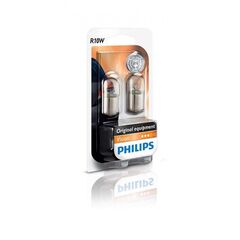 Philips R10W 12814B2 лампа накаливания блистер комплект 2 шт 