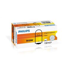 Philips R10W 12814CP лампа накаливания картон комплект 10 шт 