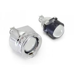 Линзы биксеноновые Infolight Ultimate LED (тип 3) с ангельскими глазками (2шт) 