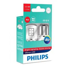 Philips P21W Ultinon 12V 11498ULRX2 Red 6000K комплект 2 шт 