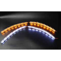 Світлодіодна (LED) стрічка Running Crystall Жовтий-Білий 16 сегментів v3