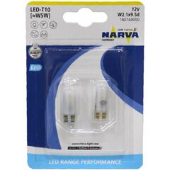 Габарит LED Narva W5W 12V W2,1x9,5d LED 0,6W 6000K (2 шт) 180744000