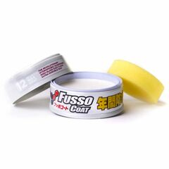 SOFT99 Fusso Coat 12 Months Protection White долговременный воск для светлых автомобилей 200 г 