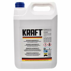 KRAFT G11 концентрат антифриза синий 5 л, Цвет: Синий, Количество: 5 л 