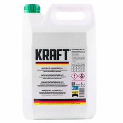 KRAFT G11 концентрат антифриза зеленый 5 л, Цвет: Зеленый, Количество: 5 л 