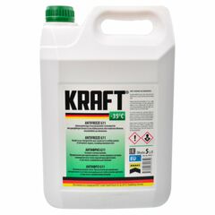 KRAFT G11 антифриз зеленый 5 л, Цвет: Зеленый, Количество: 5 л 