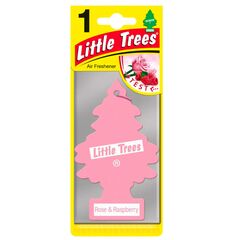 Little Trees Rose & Raspberry Air Freshener ароматизатор ёлочка с запахом роза и малина 