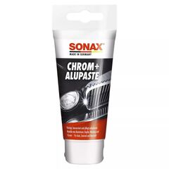 SONAX Chrome+ AluPaste полироль для хрома, алюминия, латуни 75 мл 
