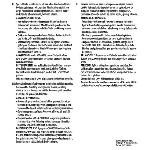 SONAX Paint Prepare 237300