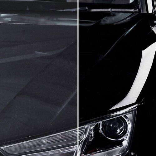 SONAX Polish +Wax Color чорний поліроль тефлон з воском 500 мл, Колір: Чорний, Кількість: 500 мл, зображення 6