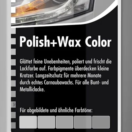 SONAX Polish +Wax Color серый (серебристый) полироль тефлон с воском 500 мл, Цвет: Серый, Количество: 500 мл , изображение 3