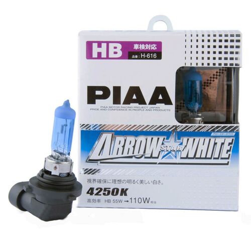 PIAA Arrow Star White HB4 55W 4150K комплект 2 шт, Колірна температура: 4150, Тип лампи: HB4, зображення 2
