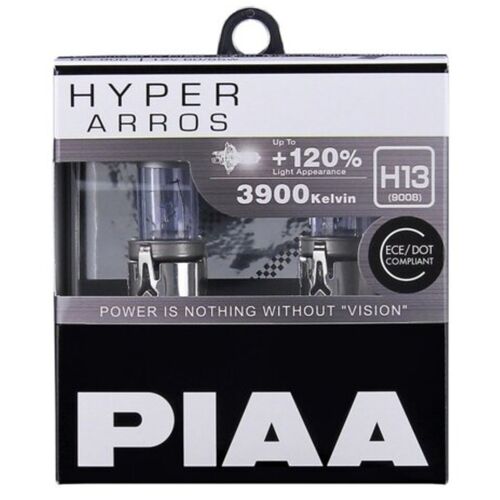 PIAA Hyper Arros H13 +120% 65/55W 3900K комплект 2 шт, Колірна температура: 3900, Тип лампи: H13