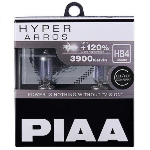 PIAA Hyper Arros HB4 +120% 51W 3900K комплект 2 шт, Колірна температура: 3900, Тип лампи: HB4