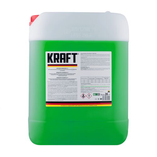 KRAFT G11 концентрат антифриза зелёный 20 л 