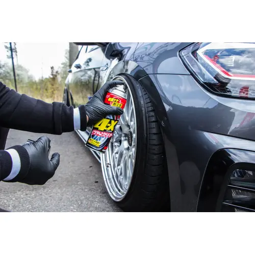 SOFT99 4-X Tire Cleaner антистатичний мус для шин 470 мл, зображення 4