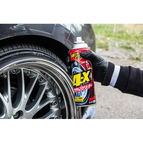 SOFT99 4-X Tire Cleaner антистатичний мус для шин 470 мл, зображення 5
