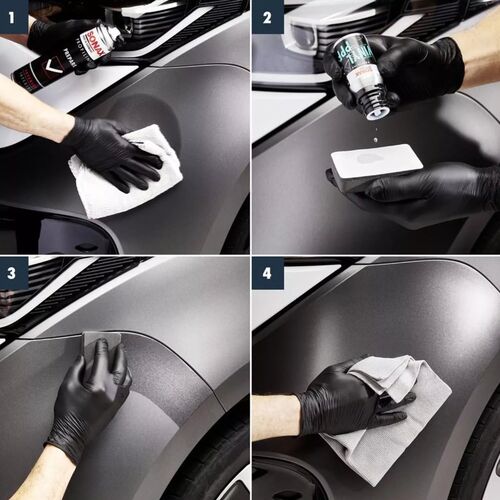 SONAX PROFILINE CC VINYL + PPF керамічне захисне покриття для вінилу та плівки в комплекті 50 мл, зображення 5