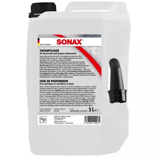 Sonax Plastic & Rubber Care (383500) – бальзам для догляду за пластиком і гумою, 5 л, зображення 2