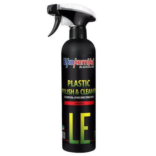Ekokemika Black Line Plastic Polish&Cleaner «Lemon» поліроль-очисник пластику (лимон) 500 мл
