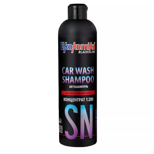 Ekokemika Black Line Car Wash Shampoo автошампунь з антикорозійним ефектом 500 мл, зображення 2