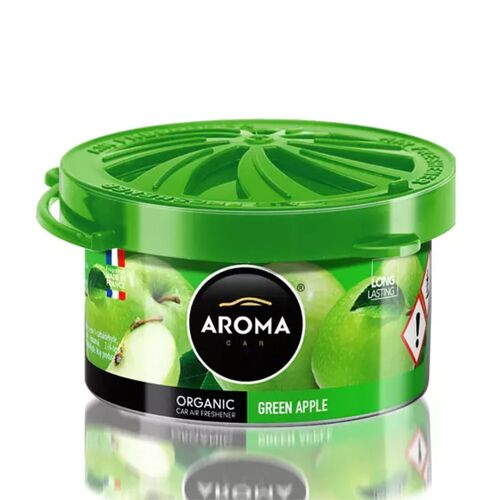 Ароматизатор Aroma Car Organic Green Apple: свіжість зеленого яблука
