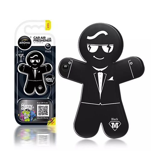 Ароматизатор Aroma Car Manny Black: стиль та свіжість, зображення 2