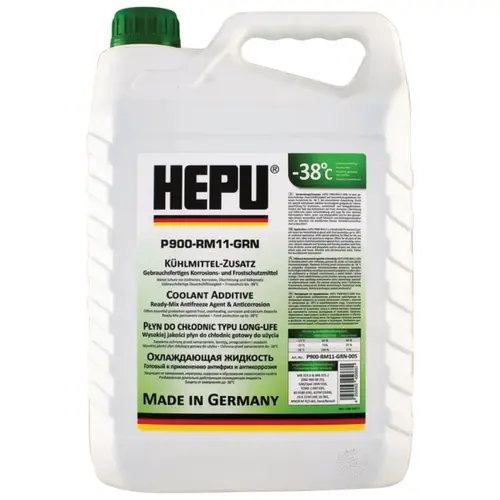 HEPU G11 антифриз зеленый 5 л, Цвет: Зеленый, Количество: 5 л 