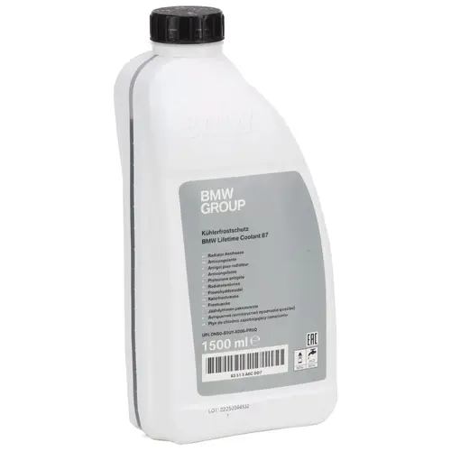 BMW Lifetime Coolant 87 оригинальній антифриз синий 1,5 л 