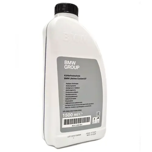 BMW Lifetime Coolant 87 оригинальній антифриз синий 1,5 л , изображение 3