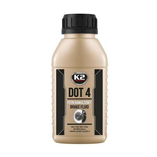 K2 DOT 4 тормозная жидкость 250 мл, Количество: 250 мл 