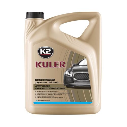 K2 KULER KONC BLUE синий концентрат антифриза 5 л, Цвет: Синий, Количество: 5 л 