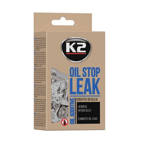 K2 STOP LEAK OIL присадка для герметизации двигателя в масло 50 мл , изображение 3