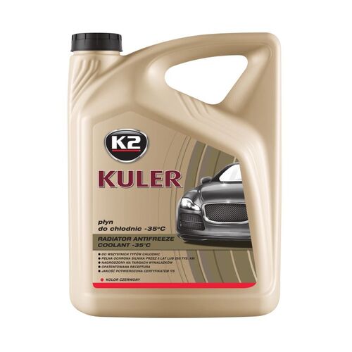 K2 KULER RED красный антифриз -35C 5 л, Цвет: Красный, Количество: 5 л 