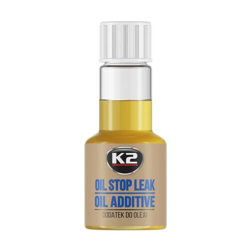 K2 STOP LEAK OIL присадка для герметизации двигателя в масло 50 мл , изображение 2