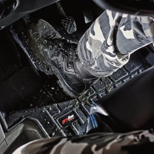 3D-килимки гумові Volkswagen Golf 8 2019- с ДВС / не гибрид Frogum ProLine для салону, Кількість: 4 шт / комплект в салон, зображення 3