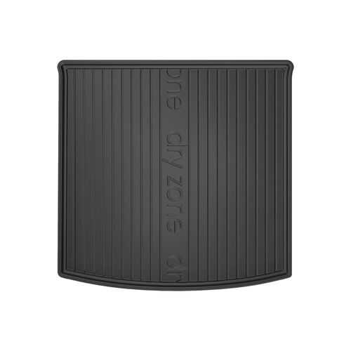 Резиновый 3D-коврик в багажник Skoda Kodiaq 1 2016-2024 / 7 мест / сложенный 3 ряд / без боковых изгибов Frogum Dry Zone 