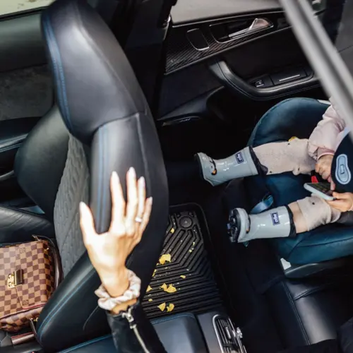 Гумові 3D килимки Skoda Kodiaq 2 2023- Frogum No.77 для салону, зображення 3