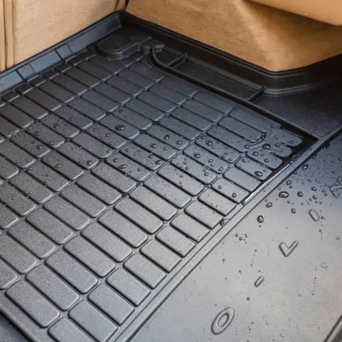 3D-килим в багажник гумовий SEAT Toledo 4 2012-2019 / без дворівневої підлоги Frogum ProLine, зображення 3