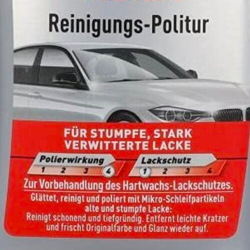 NIGRIN Reinigungs-Politur поліроль, що очищає, для видалення подряпин і глибокого очищення 300 мл, зображення 4