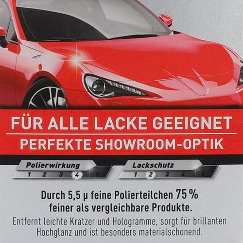 NIGRIN Performance Brillant-Politur Turbo очищаючий поліроль для видалення подряпин та глибокого очищення в наборі 300 мл, зображення 4