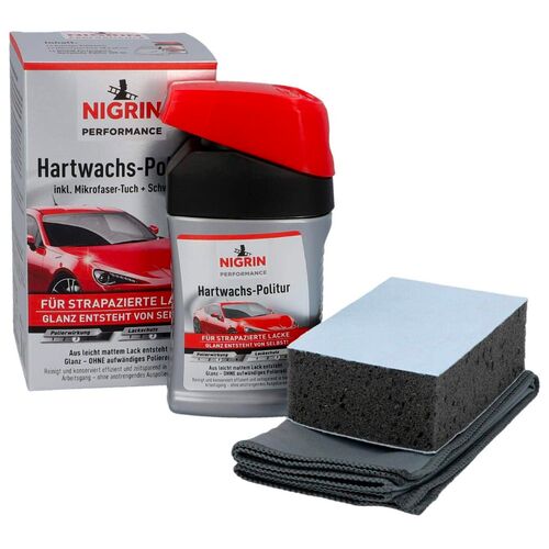 NIGRIN Performance Hartwachs-Politur Turbo універсальна воскова поліроль у наборі 300 мл