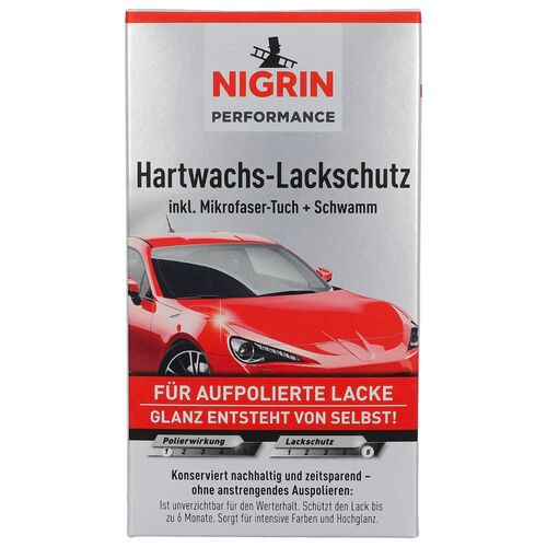 NIGRIN Performance Hartwachs-Lackschutz Turbo захисний восковий поліроль у наборі 300 мл, зображення 2