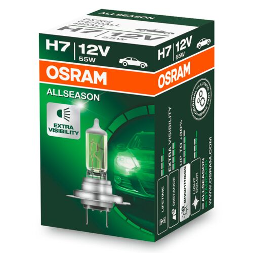 OSRAM AllSeason H7 55W 3200K (картон) 1 шт, Колірна температура: 3200, Тип лампи: H7