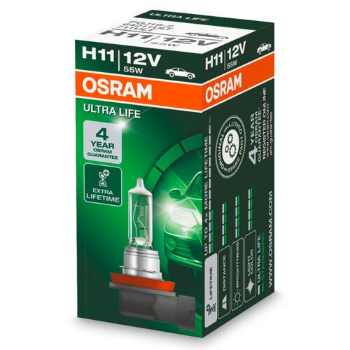OSRAM Ultra Life H11 55W 3200K (картон) 1 шт