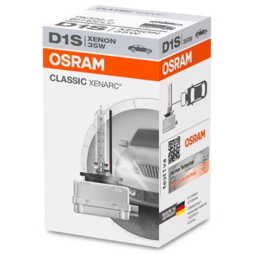 OSRAM Xenarc Classic D1S 35W 4150K (картон) 1 шт, Колірна температура: 4150, Тип лампи: D1S