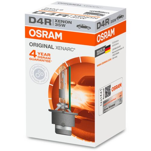 OSRAM Xenarc Original D4R 35W 4500K (картон) 1 шт, Колірна температура: 4500, Тип лампи: D4R